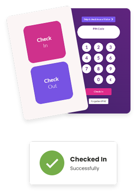 Daily check in to registers