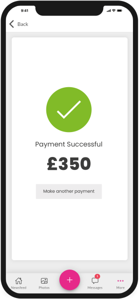 In app payments on the Nursery in a Box app